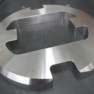 Conventional Waterjet -S tainless steel 1" thick